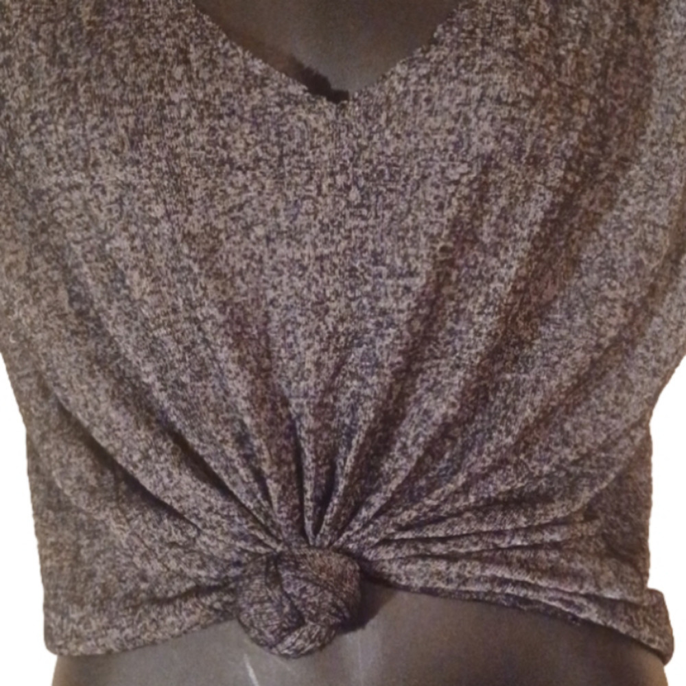 𝅺project Social T Urban Outfitters tied tee. Size small. Distressed. - Picture 5 of 12